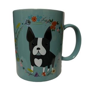 Cynthia Rowley - Frenchie - French Bulldog - Mug - Cup - Turquoise/Mint Green